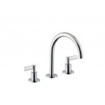 Newform Blink Chic Bateria umywalkowa 3-otworowa z małą wylewką chrom 71000.21.018