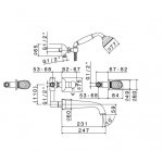 Newform Deluxe Bateria wannowa 5-otworowa podtynkowa chrom 68045.21.018