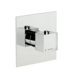 Newform Ergo-Q Bateria prysznicowa termostatyczna podtynkowa z jednym wyjściem część zewnętrzna chrom 67647E.21.018