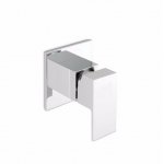 Newform Ergo-Q Bateria prysznicowa jednouchwytowa podtynkowa z przełącznikiem 3-drożnym część zewnętrzna chrom 66475E.21.018