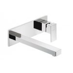 Newform Ergo-Q Bateria umywalkowa ścienna jednouchwytowa część zewnętrzna chrom 66429E.21.018