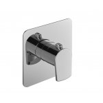 Newform Haka Bateria prysznicowa termostatyczna podtynkowa z jednym wyjściem część zewnętrzna chrom 67691E.21.018