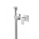 Newform Idroscopini Bidetka jednouchwytowa ścienna ze słuchawką i wężem część zewnętrzna chrom 884.21.018