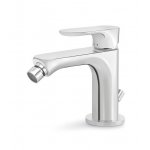 Newform Linfa II Bateria bidetowa jednouchwytowa z korkiem chrom 69425.21.018