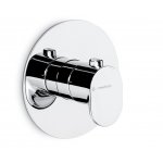 Newform Linfa II Bateria prysznicowa termostatyczna podtynkowa z jednym wyjściem część zewnętrzna chrom 67637E.21.018