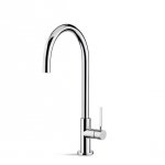 Newform Maki Bateria zlewozmywakowa jednouchwytowa z obrotową wylewką chrom 71820.21.018