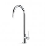 Newform Maki Bateria zlewozmywakowa jednouchwytowa wysoka z obrotową wylewką chrom 71830.21.018