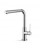 Newform Maki Bateria zlewozmywakowa jednouchwytowa z obrotową wylewką chrom 71822.21.018