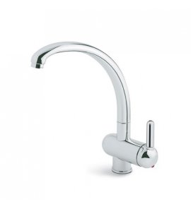 Newform Marvel Bateria zlewozmywakowa jednouchwytowa z obrotową wylewką chrom 8540.21.018