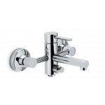 Newform Mini-X Bateria wannowa jednouchwytowa ścienna z automatycznym przełącznikiem wanna/prysznic chrom 61340.21.018