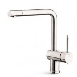 Newform Moony Bateria zlewozmywakowa jednouchwytowa z obrotową wylewką chrom 3100.21.018