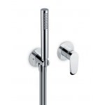 Newform Nio Bateria prysznicowa podtynkowa z zestawem prysznicowym część zewnętrzna chrom 68976E.21.018