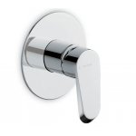 Newform Nio Bateria prysznicowa jednouchwytowa podtynkowa z jednym wyjściem część zewnętrzna chrom 68975E.21.018