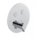 Newform O\'Rama Bateria prysznicowa termostatyczna podtynkowa z dwoma wyjściami część zewnętrzna chrom 70402E.21.018