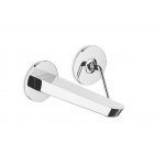 Newform O\'Rama Bateria umywalkowa ścienna jednouchwytowa z długą wylewką część zewnętrzna chrom 68430E.21.018