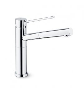 Newform X-Trend Bateria zlewozmywakowa jednouchwytowa z obrotową i wyciąganą wylewką chrom 2415.21.018