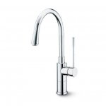 Newform X-Trend Bateria zlewozmywakowa jednouchwytowa z wysoką obrotową i wyciąganą wylewką chrom 2452.21.018