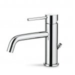 Newform XT Bateria umywalkowa jednouchwytowa z korkiem z długą wylewką chrom 4201.21.018