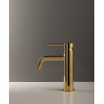   Newform XT Bateria umywalkowa jednouchwytowa błyszczące złoto PVD 4208.61.020