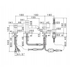 Newform XT Bateria wannowa 4-otworowa na brzeg wanny chrom 4280C.21.018