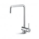 Newform XT Bateria zlewozmywakowa jednouchwytowa z obrotową i składaną wylewką chrom 4370.21.018