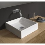 NIC Design Canale Umywalka nablatowa 40x40 cm Biały 001217.001