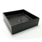 NIC Design Canale Umywalka stawiana na blat 40x40 cm antracyt mat 001217013