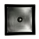  NIC Design Canale Umywalka stawiana na blat 40x40 cm antracyt mat 001217013