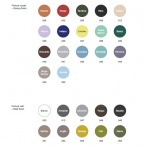  NIC Design Canale Umywalka stawiana na blat 40x40 cm antracyt mat 001217013