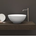 NIC Design Ciotole Umywalka nablatowa Ø46 cm Biały 001001.001