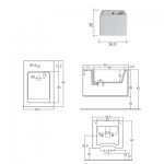 NIC Design Cool Bidet wiszące Biały 004243.001