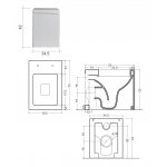 NIC Design Cool Miska WC stojący Biały 003229.001