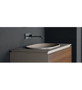 NIC Design Lama 90 Blat ceramiczny pod umywalkę 90x50 cm Vaniglia 007811.056