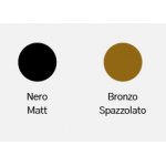 NIC Design Lustro ścienne okrągłe Ø 60 cm z podświetleniem LED Nero matt 012779.064