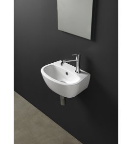 Nic Design Milk Lavabo Mini Umywalka ścienna 40x28 cm 001311.001
