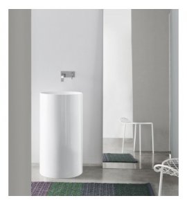 NIC Design Ovvio Umywalka wolnostojąca Ø45 cm Biały 001453.001