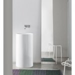 NIC Design Ovvio Umywalka wolnostojąca Ø45 cm Biały 001453.001