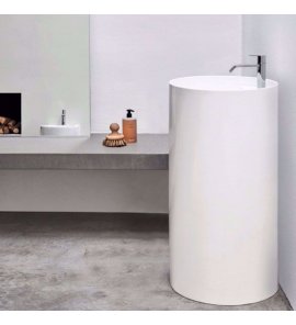 NIC Design Ovvio Umywalka wolnostojąca Ø45 cm Biały 001452.001