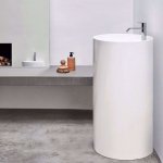 NIC Design Ovvio Umywalka wolnostojąca Ø45 cm Biały 001452.001