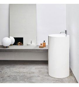 NIC Design Ovvio Umywalka wolnostojąca Ø45 cm Biały 001454.001