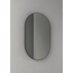 NIC Design Pastille Lustro ścienne 80x50 cm Czarny mat 012777.064