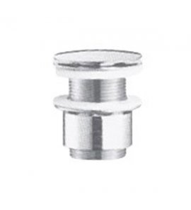 Nic Design Pin Korek do umywalki/bidetu typu klik-klak z ceramiczną pokrywą Biały/Brąz 007718.001