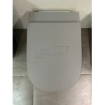 NIC Design Pin Miska WC wisząca Rimless z deską wolnoopadającą Cemento 003709.047+005712.047