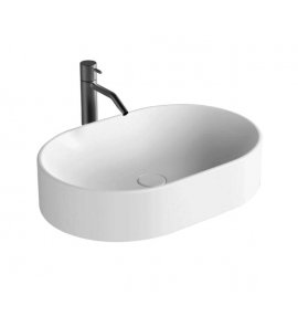 Nic Design Pin Umywalka stawiana na blat 55x37 cm biała 001714.001