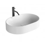 Nic Design Pin Umywalka stawiana na blat 55x37 cm biała 001714.001