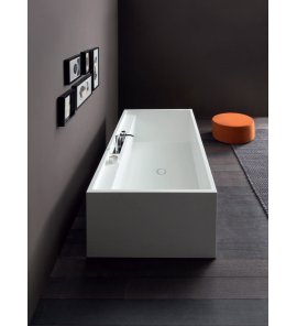 NIC Design Pool Maxi Wanna do zabudowy 90x180 cm Biały 014473.001