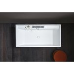 NIC Design Pool Maxi Wanna do zabudowy 90x180 cm Biały 014473.001