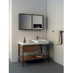NIC Design Semplice 105 Umywalka ceramiczna z blatem po lewej 105x48 cm Biały 001381CF.001