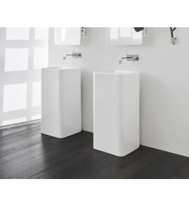 Nic Design Semplice Umywalka wolnostojąca 40x40 cm Biały 001373.001