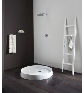 NIC Design Victoria Brodzik ceramiczny okrągły Ø 100 cm Biały 002009.001